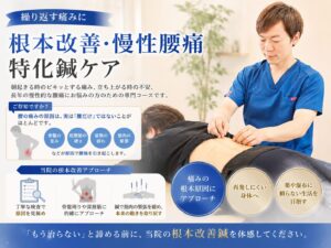 慢性腰痛に対する鍼施術